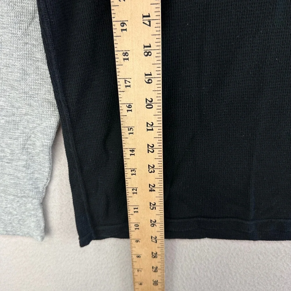 Polo Ralph Lauren Thermal Shirt Mens L Black‎ Gray Long Sleeve Cotton